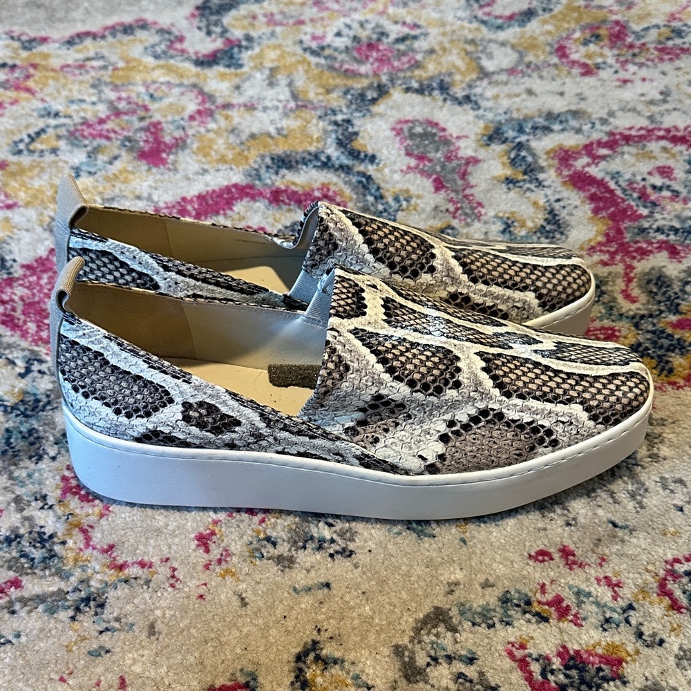 Vince Snakeskin Patterned Loafers - image 2